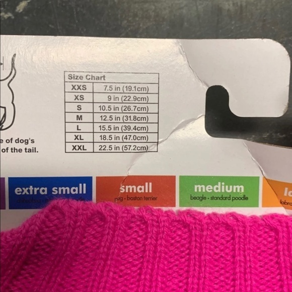 New Pink Leopard Dog Sweater - Picture 3 of 3